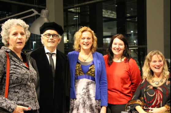 The Disability Studies in the Netherlands team with Professor Geert van Hove, second left